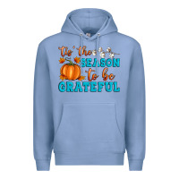Colony Blue Tis' the Season To Be Grateful Premium Hoodie - Artiststas