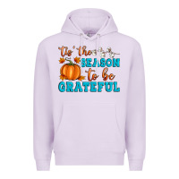 Lilac Tis' the Season To Be Grateful Premium Hoodie - Artiststas
