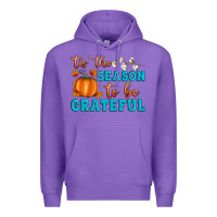Purple Tis' the Season To Be Grateful Premium Hoodie - Artiststas