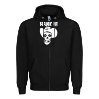 Black hank iii Zipper Hoodie - artisFamous
