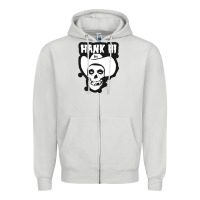 Dove Grey hank iii Zipper Hoodie - artisFamous