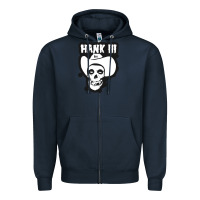 Navy hank iii Zipper Hoodie - artisFamous