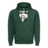 Sports Green hank iii Zipper Hoodie - artisFamous