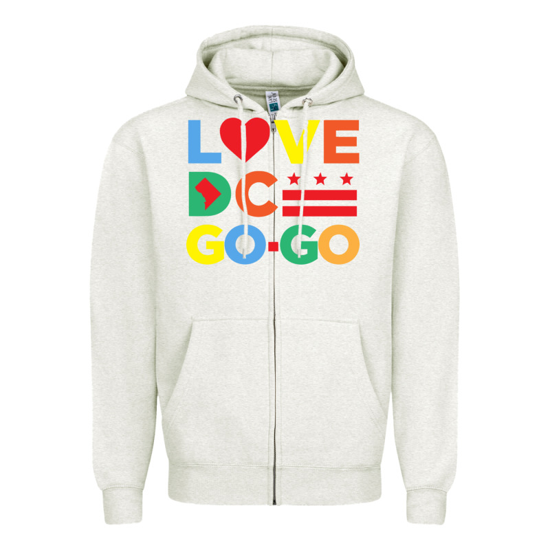 Love Dc Gogo Zipper Hoodie by artisFamous | Teevron