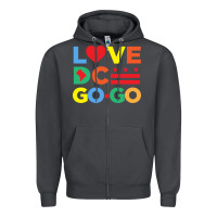 Smoke love dc gogo Zipper Hoodie - artisFamous