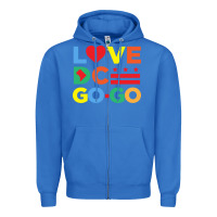 True Royal love dc gogo Zipper Hoodie - artisFamous