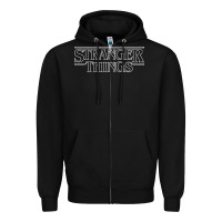 Black Stranger Zipper Hoodie - artisFamous