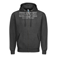 Charcoal Heather Stranger Zipper Hoodie - artisFamous