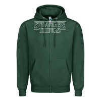 Sports Green Stranger Zipper Hoodie - artisFamous