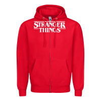 Red Stranger Zipper Hoodie - artisFamous