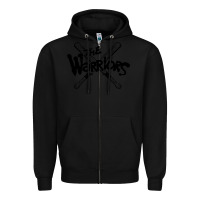 Black The Warriors Zipper Hoodie - artisFamous