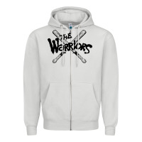 Dove Grey The Warriors Zipper Hoodie - artisFamous