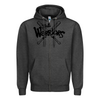 Charcoal Heather The Warriors Zipper Hoodie - artisFamous