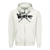 Oatmeal Heather The Warriors Zipper Hoodie - artisFamous