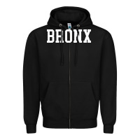 Black bronx Zipper Hoodie - artisFamous