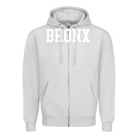 Dove Grey bronx Zipper Hoodie - artisFamous
