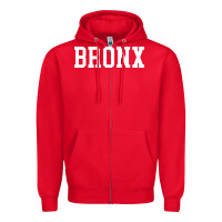 Red bronx Zipper Hoodie - artisFamous