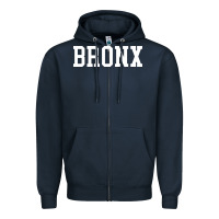 Navy bronx Zipper Hoodie - artisFamous