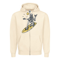 Sandshell Surfing Zipper Hoodie - artisFamous