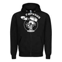 Black Industrial Zipper Hoodie - artisFamous