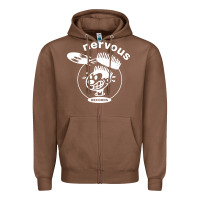 Chestnut Industrial Zipper Hoodie - artisFamous