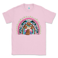 Bubblegum Pink easter cross daisy egg rainbow Classic Tee - Artiststas