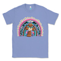 Colony Blue easter cross daisy egg rainbow Classic Tee - Artiststas