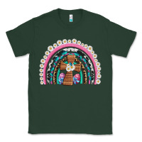 Sports Green easter cross daisy egg rainbow Classic Tee - Artiststas