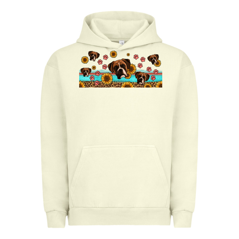 Western Boxer Dogs Urban Hoodie by Jasminsmagicworld | Teevron