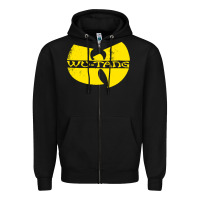Black Hip Hop Zipper Hoodie - artisFamous
