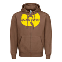 Chestnut Hip Hop Zipper Hoodie - artisFamous