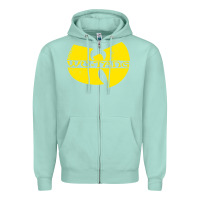 Seafoam Hip Hop Zipper Hoodie - artisFamous