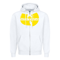White Hip Hop Zipper Hoodie - artisFamous