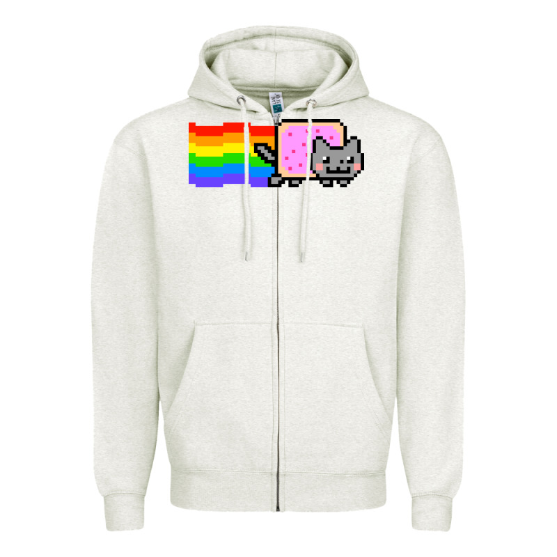Nyan Cat Zipper Hoodie by artisFamous | Teevron
