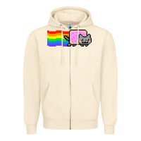 Sandshell Nyan Cat Zipper Hoodie - artisFamous