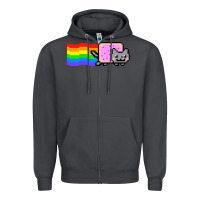 Smoke Nyan Cat Zipper Hoodie - artisFamous