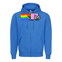 True Royal Nyan Cat Zipper Hoodie - artisFamous