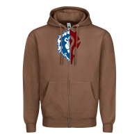 Chestnut WORLD OF WARCRAFT MISTS OF PANDARIA HORDE Zipper Hoodie - artisFamous