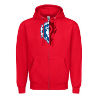 Red WORLD OF WARCRAFT MISTS OF PANDARIA HORDE Zipper Hoodie - artisFamous