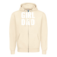 Sandshell Girl Dad Zipper Hoodie - artisFamous