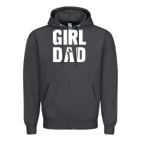 Smoke Girl Dad Zipper Hoodie - artisFamous