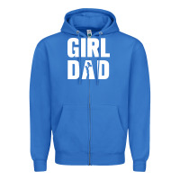 True Royal Girl Dad Zipper Hoodie - artisFamous