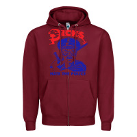Burgundy Dicks Hate The Police Zipper Hoodie - artisFamous