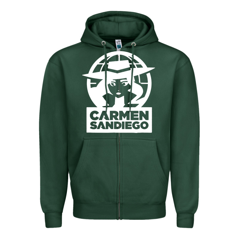 Carmen Sandiego Zipper Hoodie by artisFamous | Teevron
