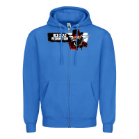 True Royal Red Dead Redemption 2 Red Moon Cowboy Zipper Hoodie - artisFamous