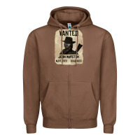 Chestnut Red Dead Redemption 2 Red Moon Cowboy wanted john marston Zipper Hoodie - artisFamous