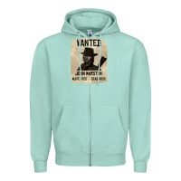 Seafoam Red Dead Redemption 2 Red Moon Cowboy wanted john marston Zipper Hoodie - artisFamous