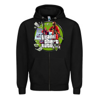 Black Grand Theft Auto Zipper Hoodie - artisFamous