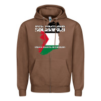 Chestnut irish palestinian solidarity Zipper Hoodie - artisFamous