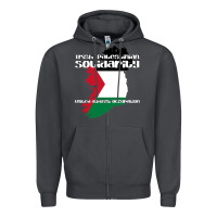 Smoke irish palestinian solidarity Zipper Hoodie - artisFamous